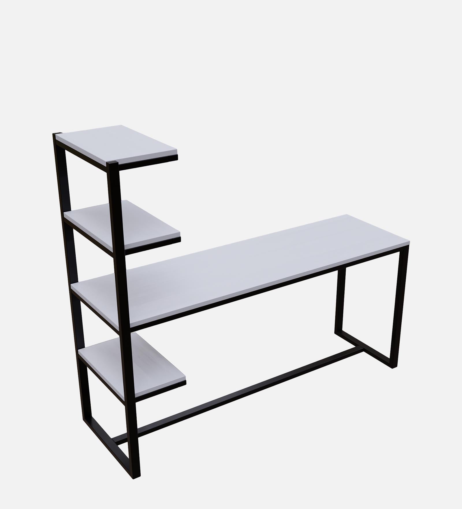 Valor Study Table with Shelves by Riyan Luxiwood