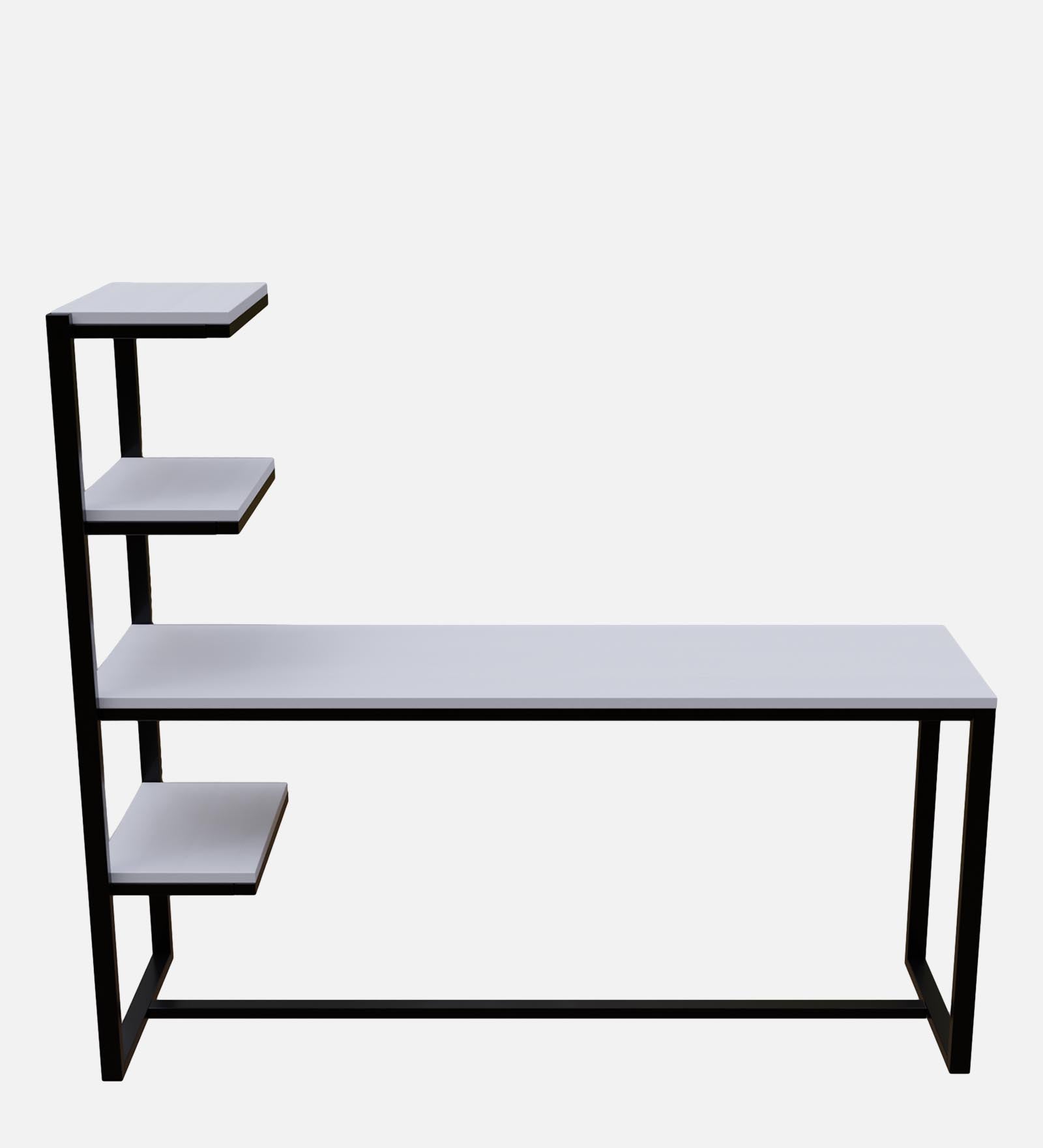 Valor Study Table with Shelves by Riyan Luxiwood