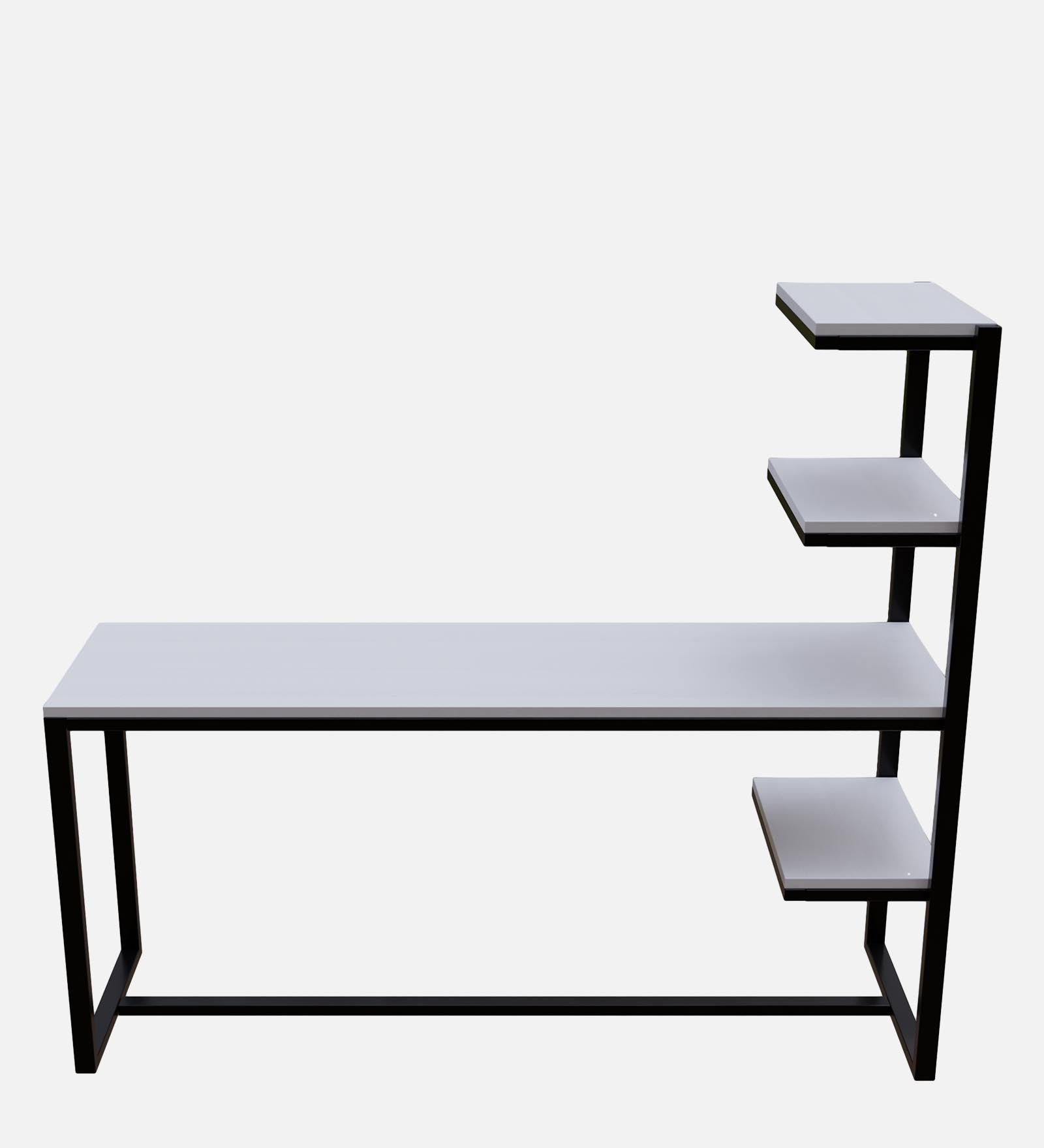 Valor Study Table with Shelves by Riyan Luxiwood