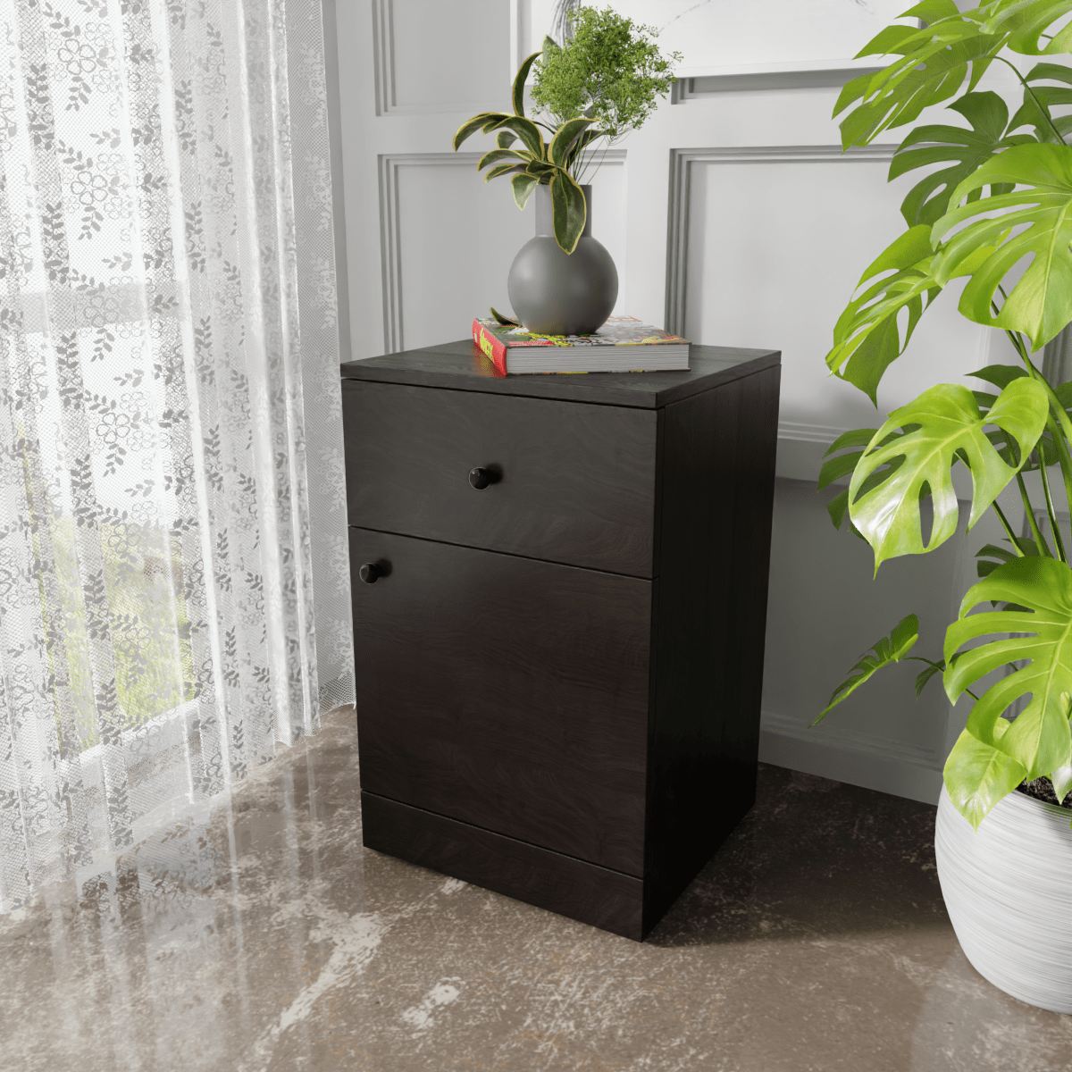 Chest of Drawer With Storage By Riyan Luxiwood.