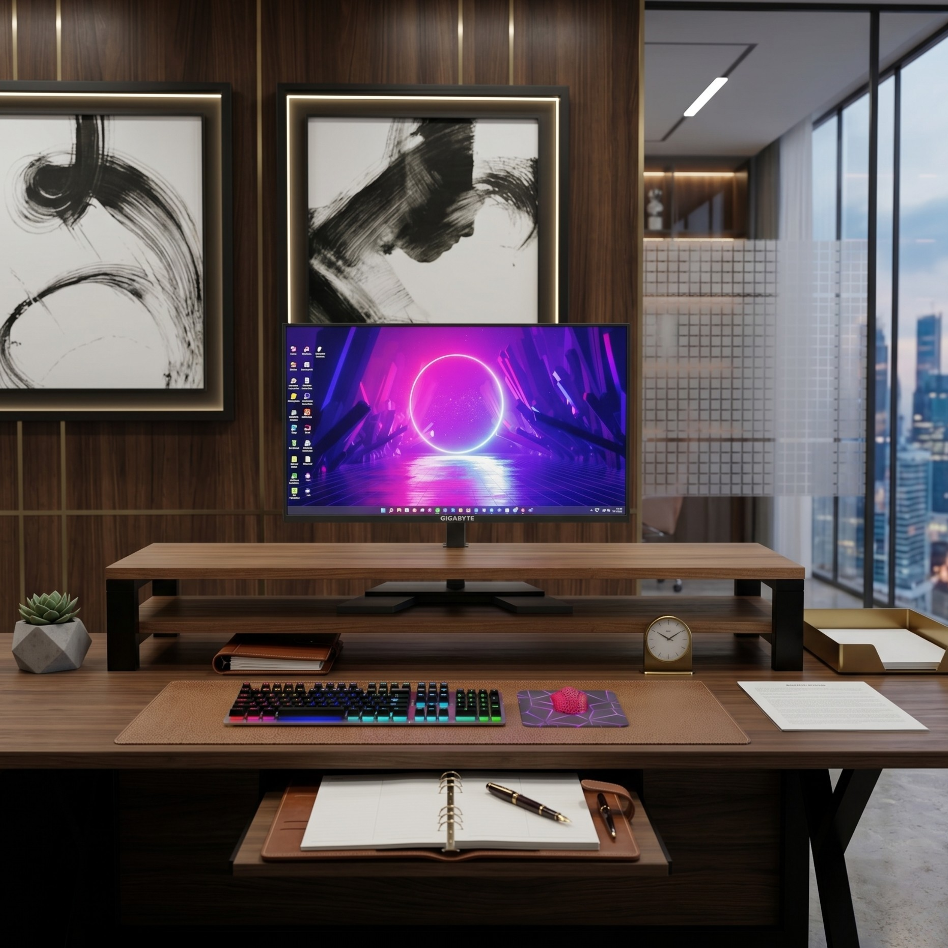 Monitor Raiser By Riyan Luxiwood.