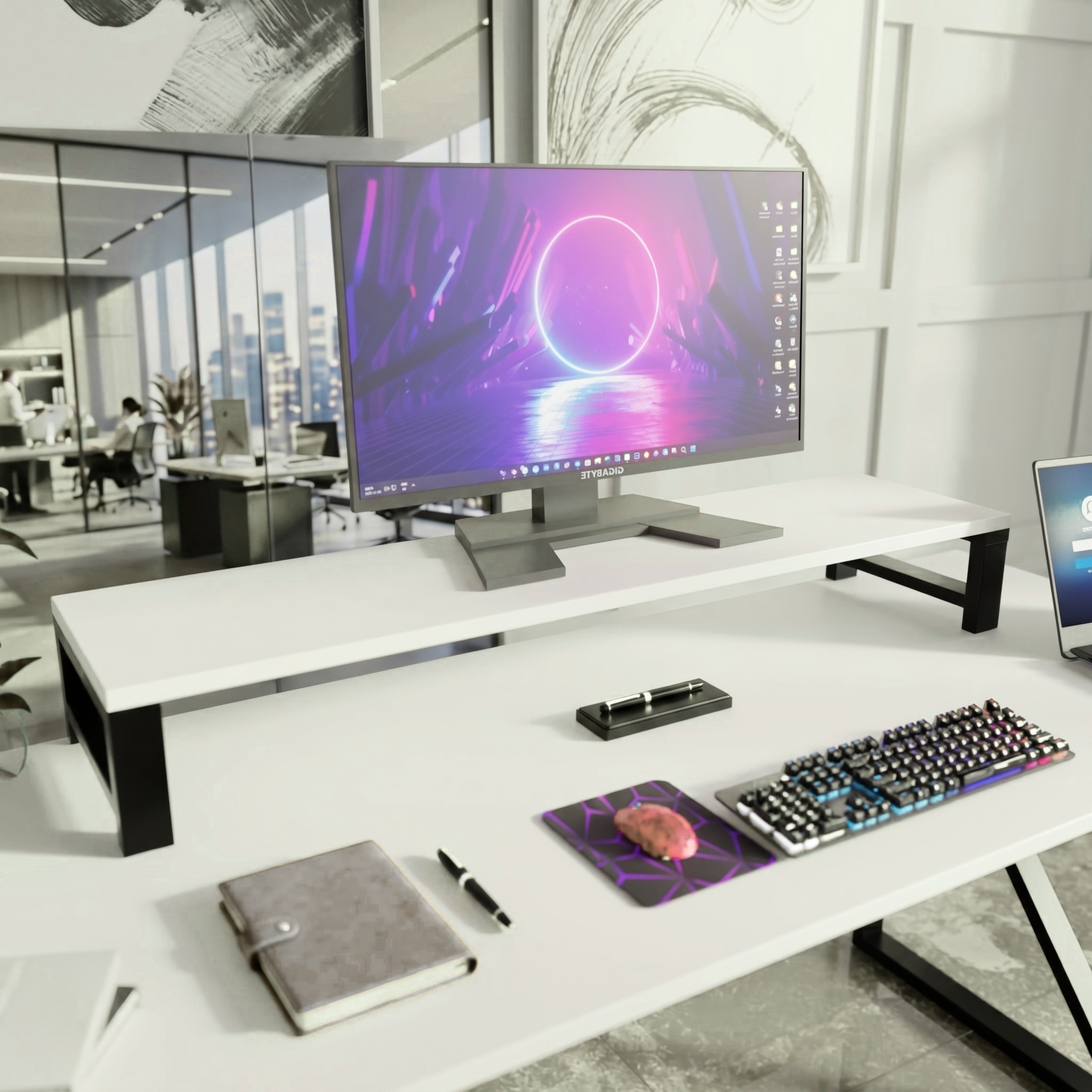 Monitor Raiser By Riyan Luxiwood.