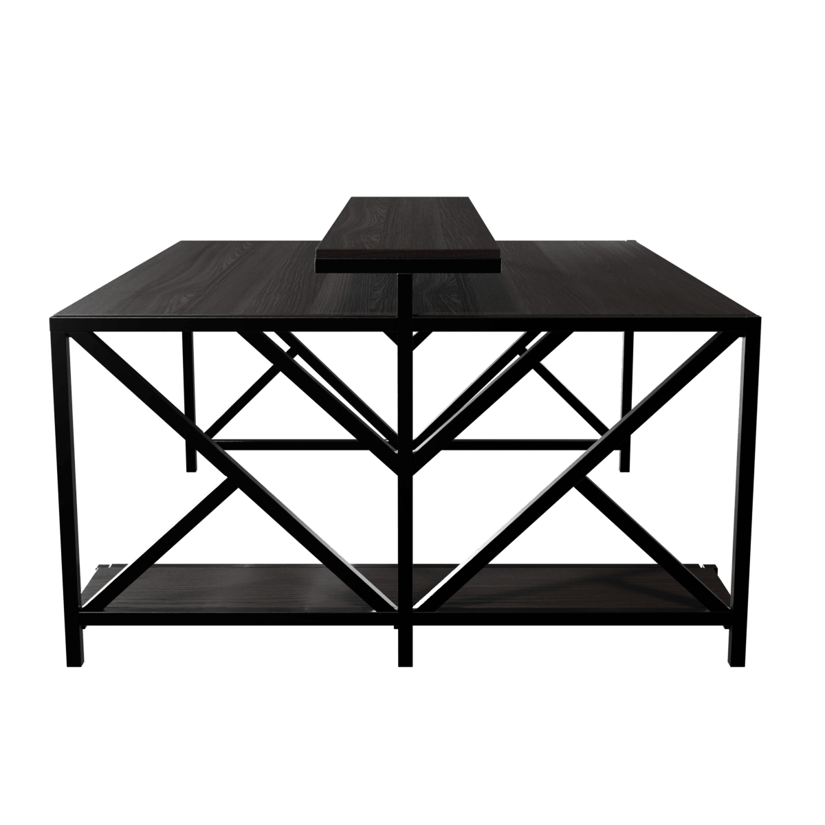 Hammer Computer Table With Open Storage By Riyan Luxiwood.