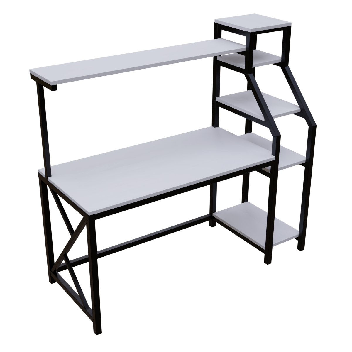 Rio Study Table with Verticle Storage by Riyan Luxiwood