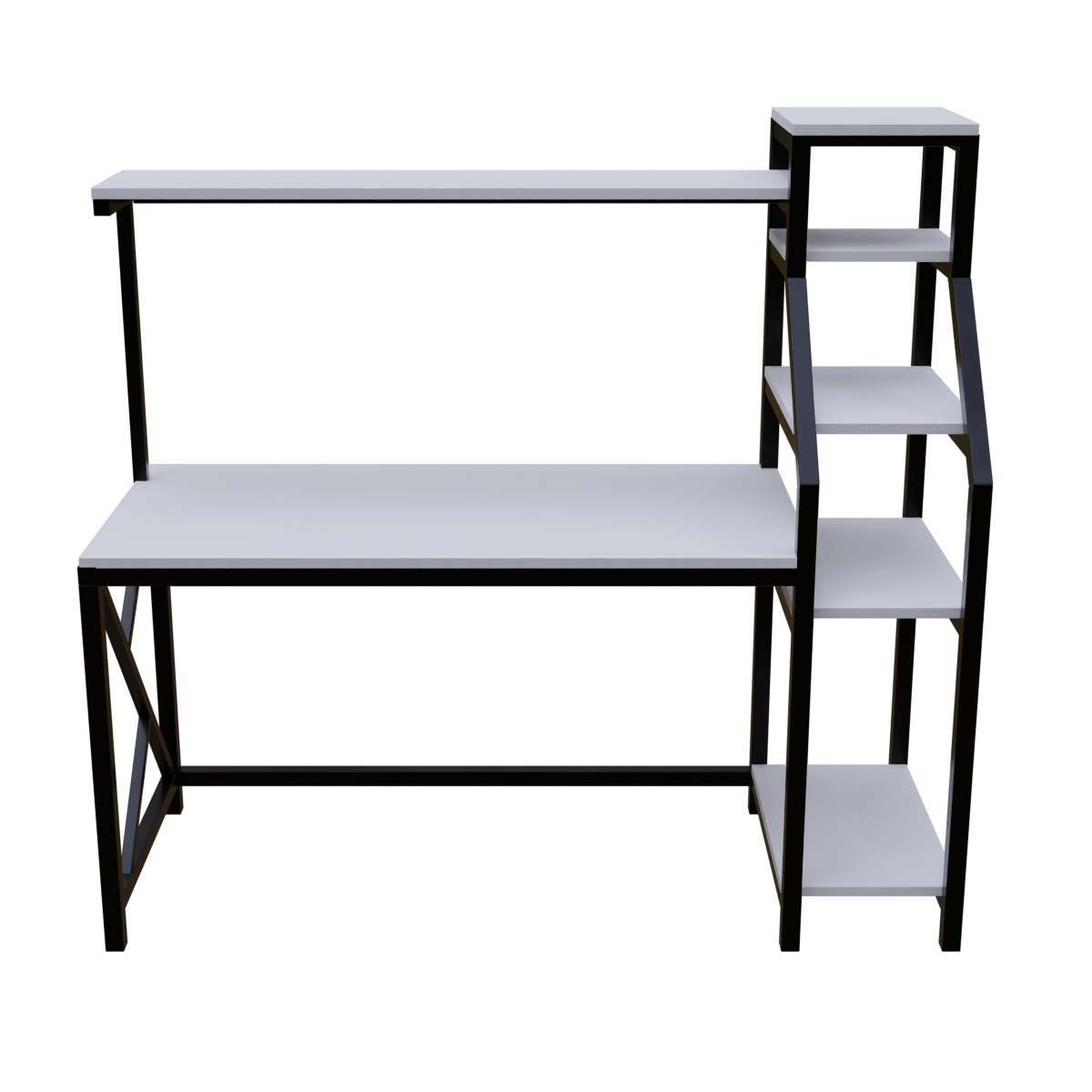 Rio Study Table with Verticle Storage by Riyan Luxiwood