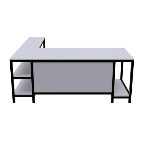 Marvin study Table With Open Storage by Riyan Luxiwood.