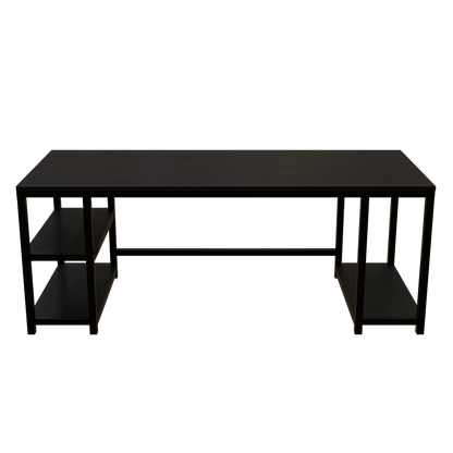 Jackson computer Table With Open Storage By Riyan Luxiwood.