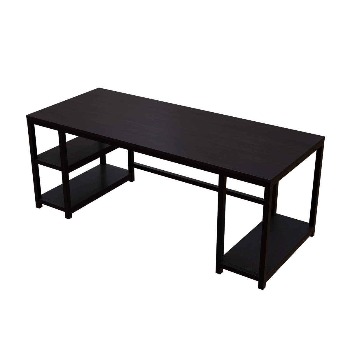 Jackson computer Table With Open Storage By Riyan Luxiwood.