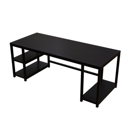 Jackson computer Table With Open Storage By Riyan Luxiwood.