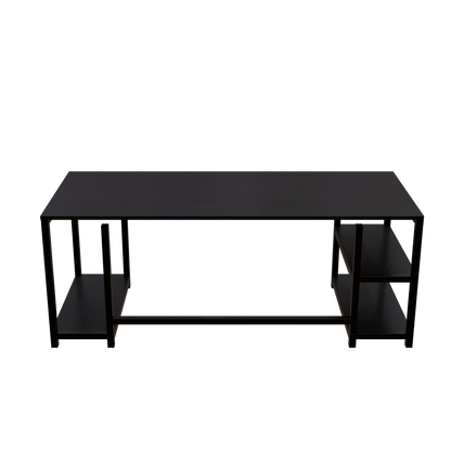 Jackson computer Table With Open Storage By Riyan Luxiwood.