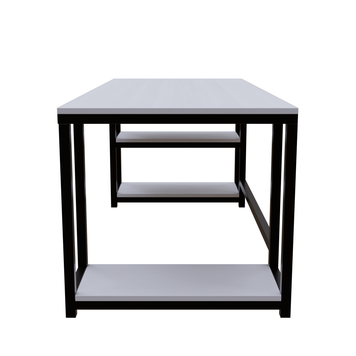 Jackson computer Table With Open Storage By Riyan Luxiwood.