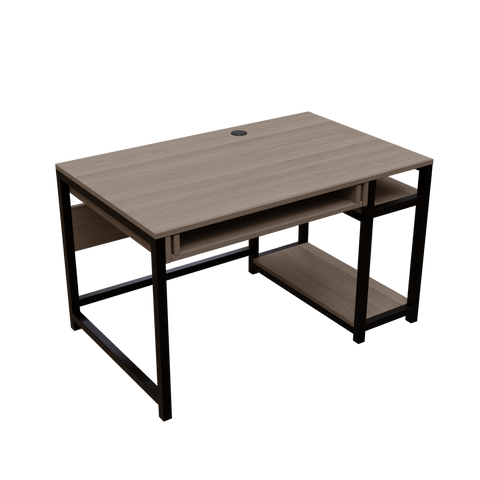 Carter Computer Table With Open Storage By Riyan Luxiwood.
