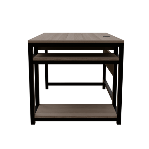 Carter Computer Table With Open Storage By Riyan Luxiwood.