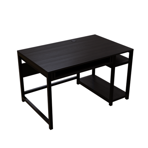 Carter Computer Table With Open Storage By Riyan Luxiwood.