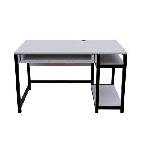Carter Computer Table With Open Storage By Riyan Luxiwood.