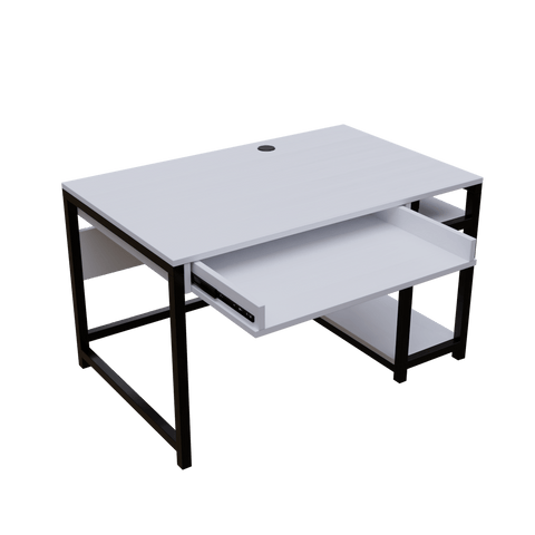 Carter Computer Table With Open Storage By Riyan Luxiwood.
