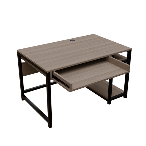 Carter Computer Table With Open Storage By Riyan Luxiwood.