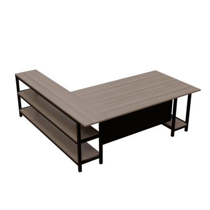 Marvin study Table With Open Storage by Riyan Luxiwood.