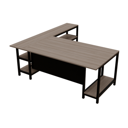 Marvin study Table With Open Storage by Riyan Luxiwood.