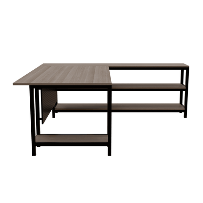 Marvin study Table With Open Storage by Riyan Luxiwood.