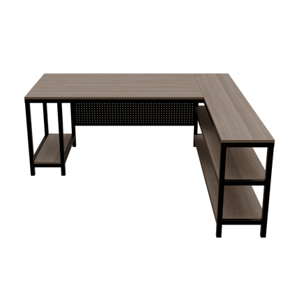 Marvin study Table With Open Storage by Riyan Luxiwood.