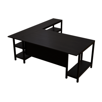Marvin study Table With Open Storage by Riyan Luxiwood.