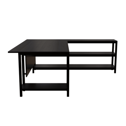 Marvin study Table With Open Storage by Riyan Luxiwood.