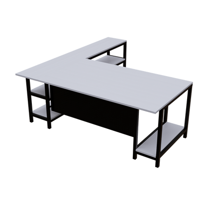 Marvin study Table With Open Storage by Riyan Luxiwood.