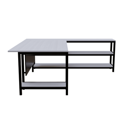 Marvin study Table With Open Storage by Riyan Luxiwood.