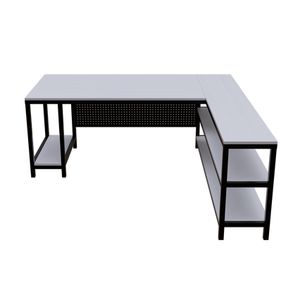 Marvin study Table With Open Storage by Riyan Luxiwood.
