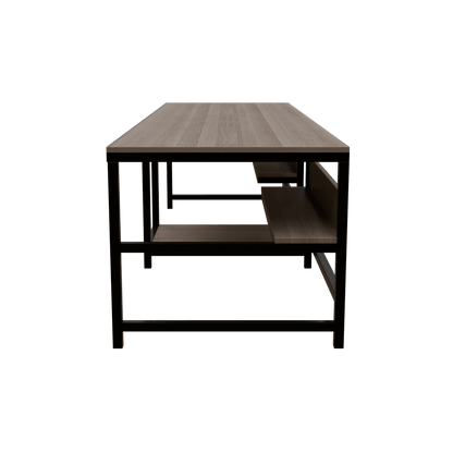 Dublin Computer Table With Open Storage By Riyan Luxiwood.