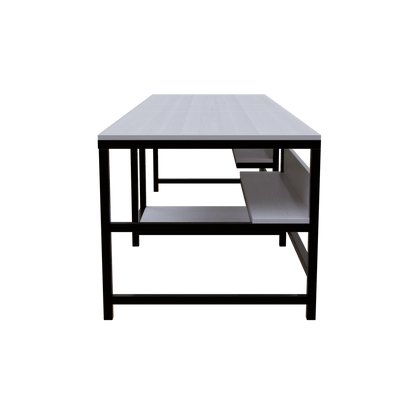 Dublin Computer Table With Open Storage By Riyan Luxiwood.