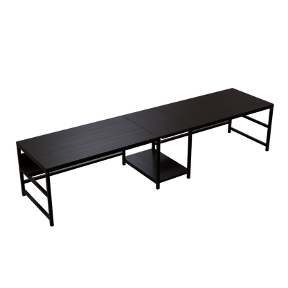 Dublin Computer Table With Open Storage By Riyan Luxiwood.