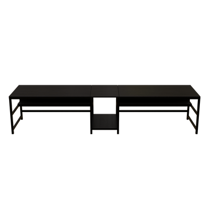 Dublin Computer Table With Open Storage By Riyan Luxiwood.