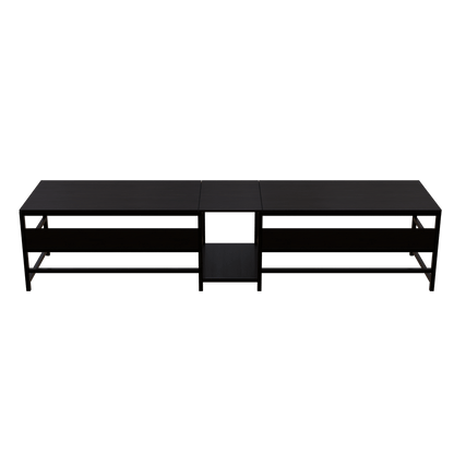 Dublin Computer Table With Open Storage By Riyan Luxiwood.