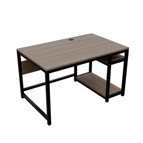 Carter Computer Table With Open Storage By Riyan Luxiwood.