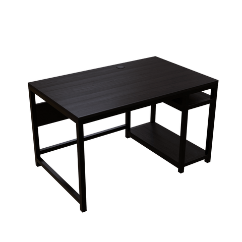 Carter Computer Table With Open Storage By Riyan Luxiwood.