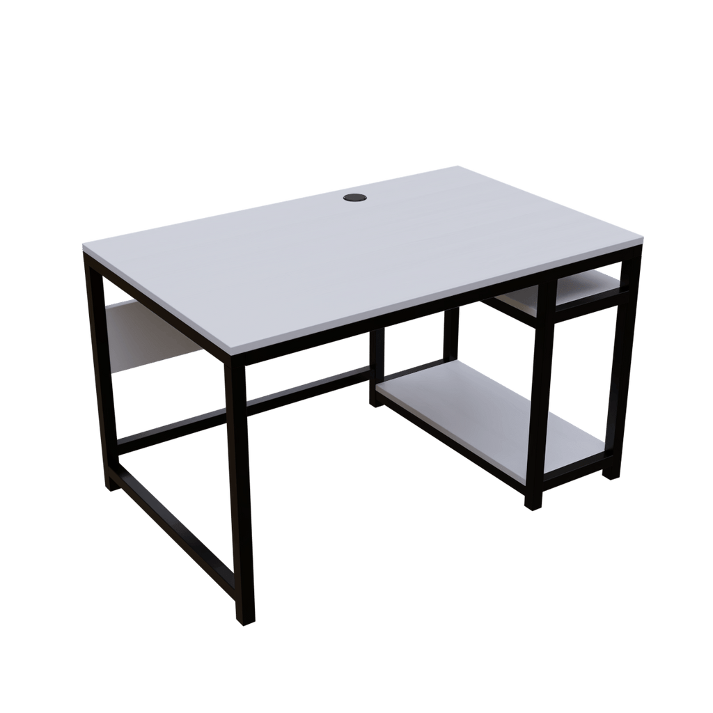Carter Computer Table With Open Storage By Riyan Luxiwood.