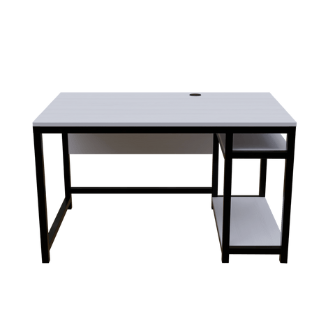 Carter Computer Table With Open Storage By Riyan Luxiwood.