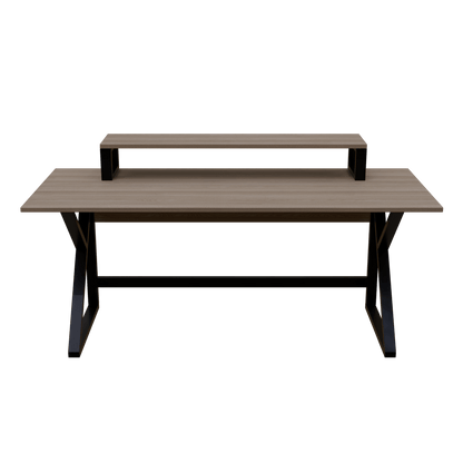 Meja Computer Table with Monitor Riser By Riyan Luxiwood.