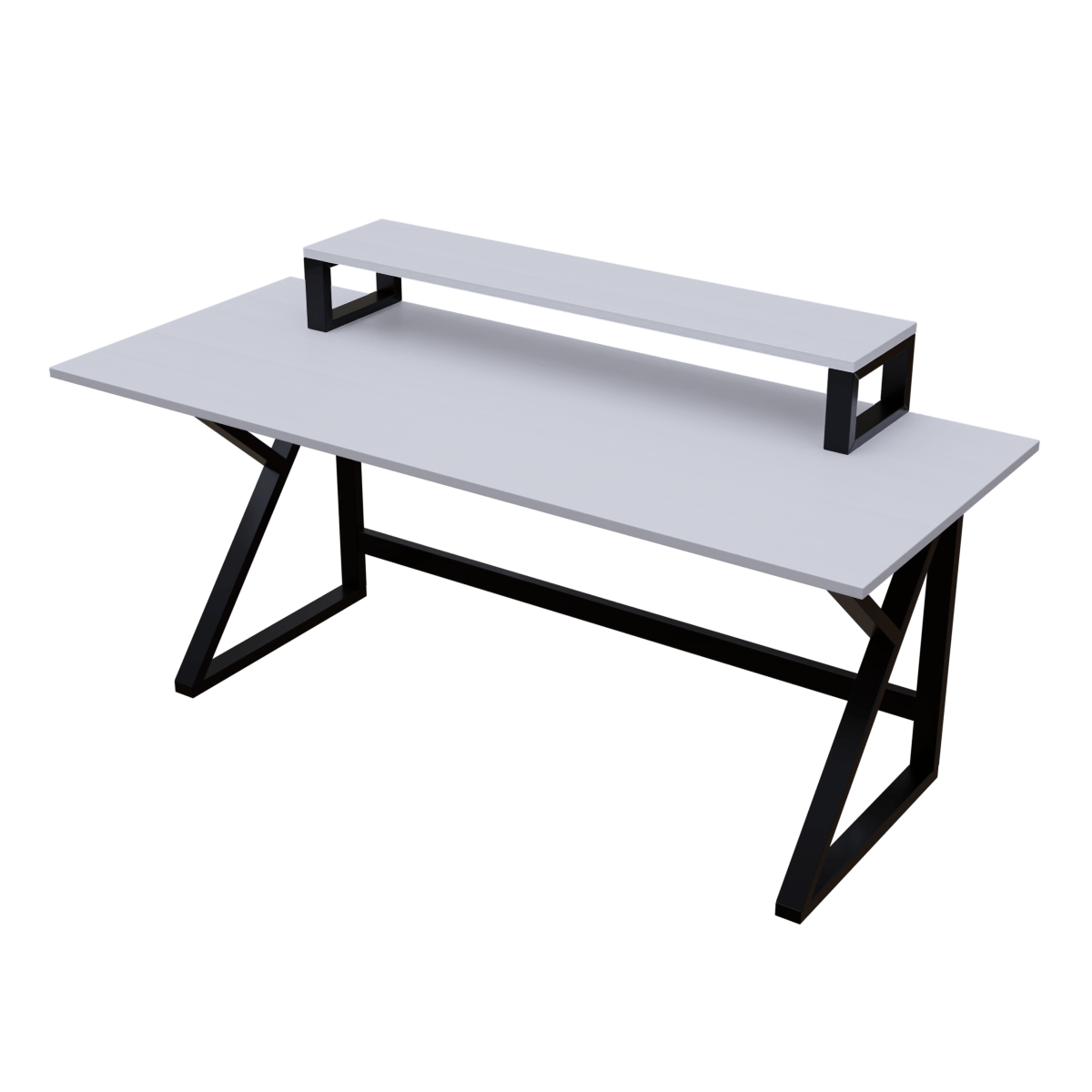 Meja Computer Table with Monitor Riser By Riyan Luxiwood.