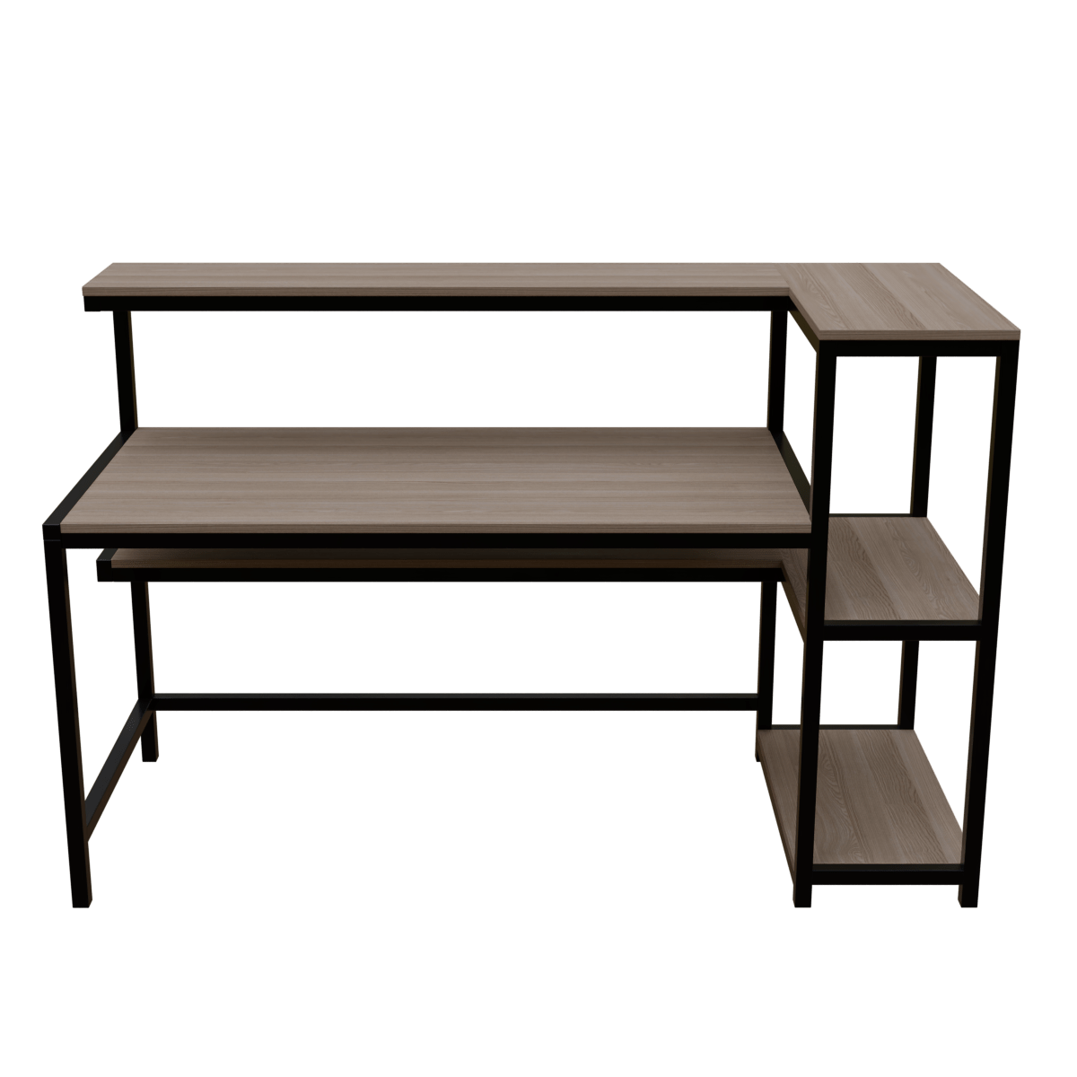 Fronx Computer Table With Open Storage By Riyan Luxiwood.