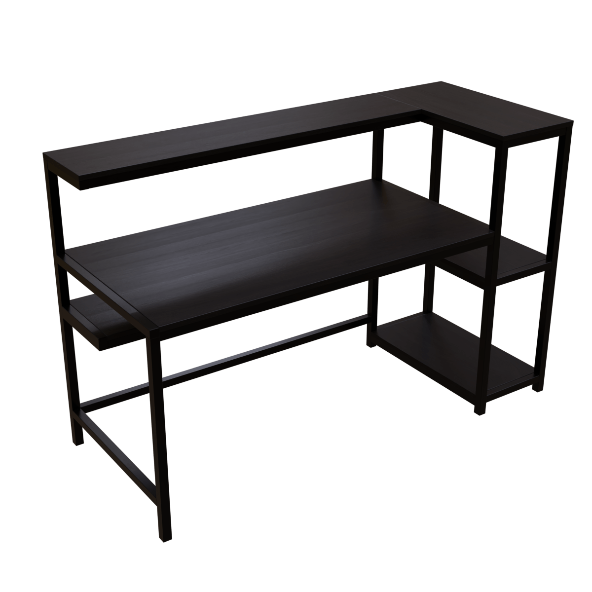 Fronx Computer Table With Open Storage By Riyan Luxiwood.