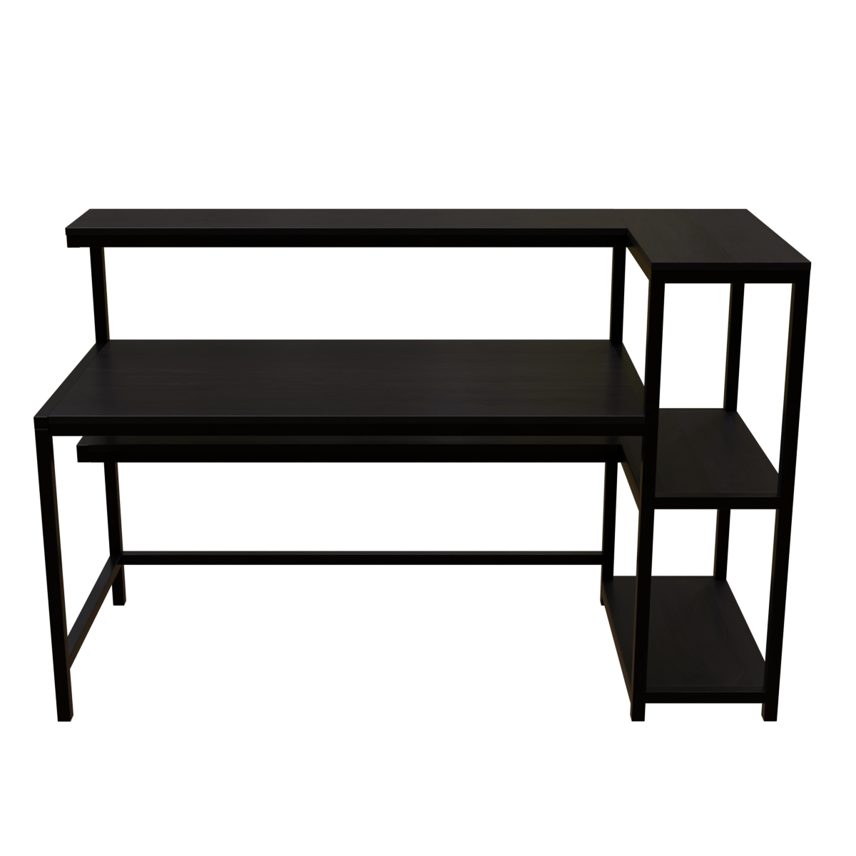 Fronx Computer Table With Open Storage By Riyan Luxiwood.