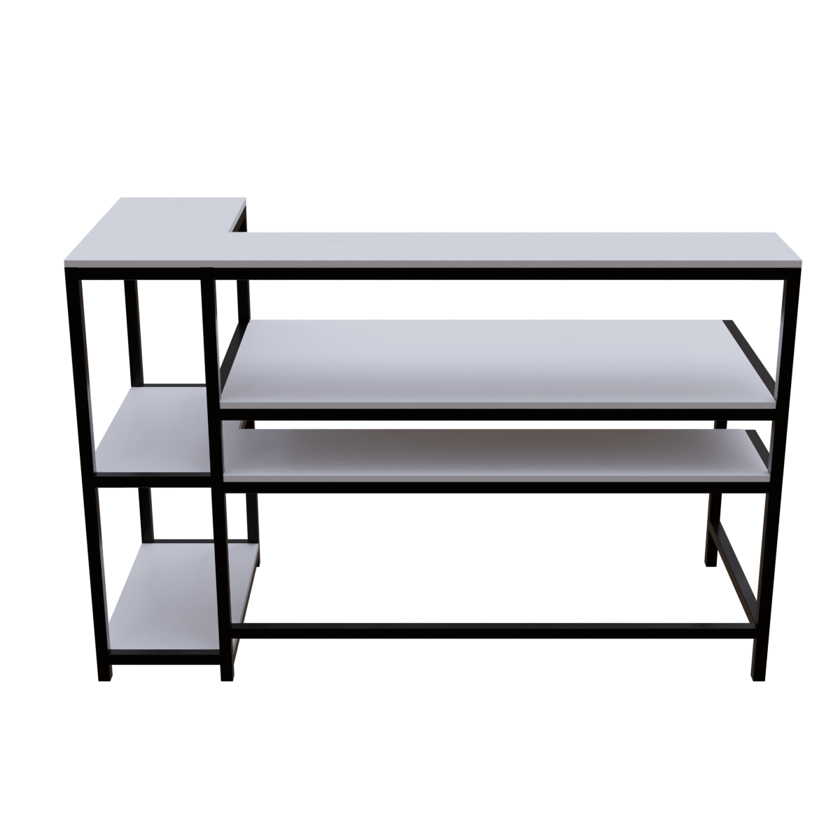 Fronx Computer Table With Open Storage By Riyan Luxiwood.