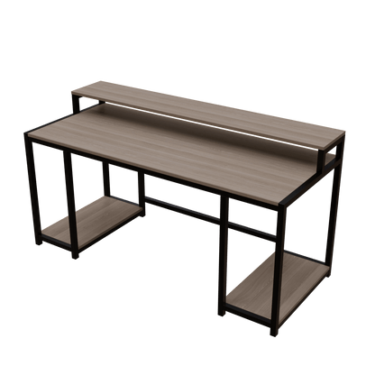Nexus Computer Table With Open Storage By Riyan Luxiwood.