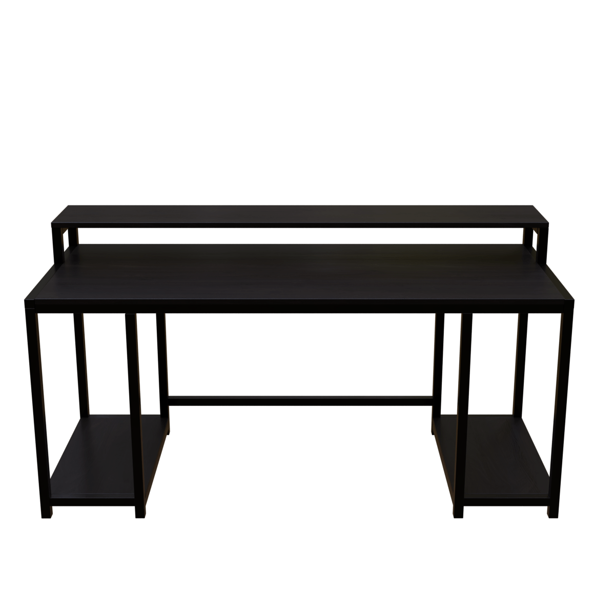 Nexus Computer Table With Open Storage By Riyan Luxiwood.