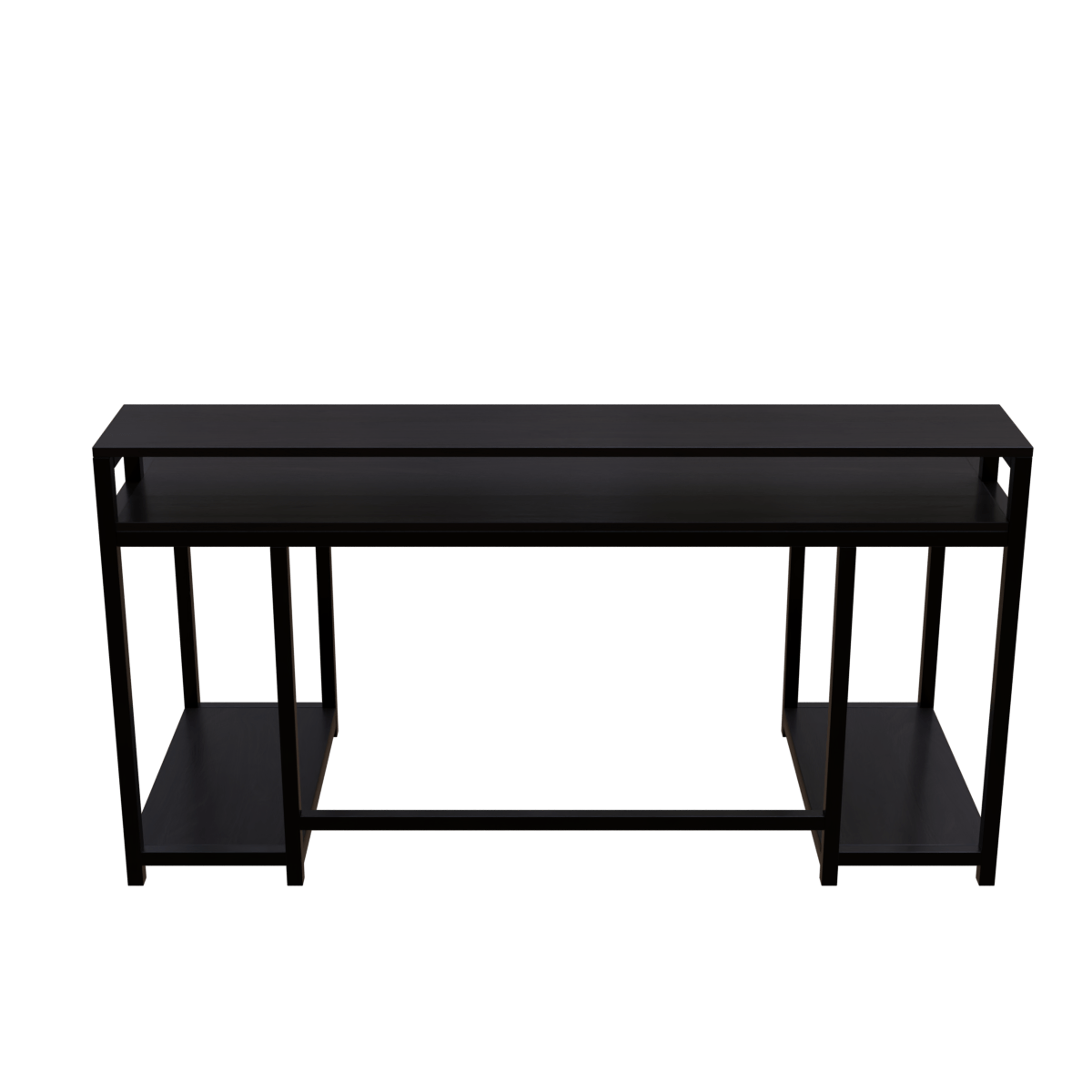 Nexus Computer Table With Open Storage By Riyan Luxiwood.