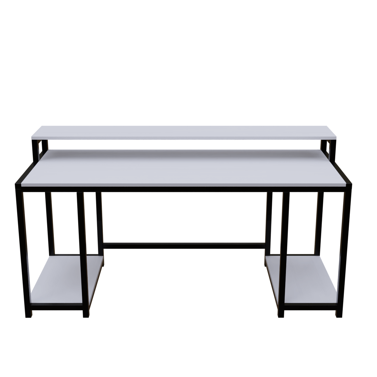 Nexus Computer Table With Open Storage By Riyan Luxiwood.