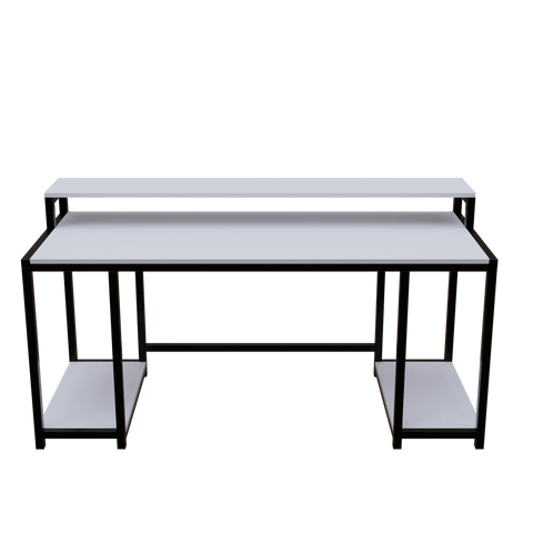 Nexus Computer Table With Open Storage By Riyan Luxiwood.